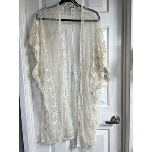 Small White Lace Kimono | Women's Clothing | Women's Coverup